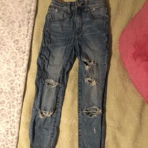 American eagle next level stretch blue jeans
